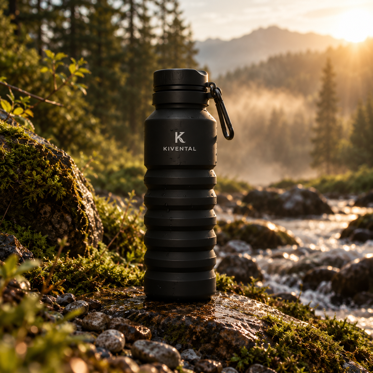 Collapsible Water Bottle (BPA-Free) - Kivental™